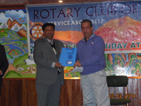 Rtn. Prakash Mundra Being Inducted In The Club
